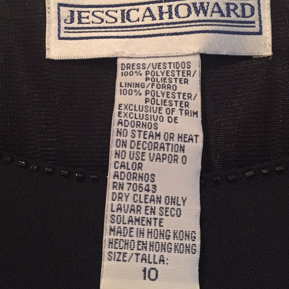 Jessica Howard black full length gown - Picture 4 of 4